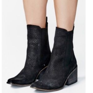 Free People Snakeskin Boot